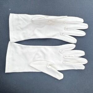 Vintage Van Raalte Nylon Gloves Size‎ 7 Made in USA Mid Century Formal Wear